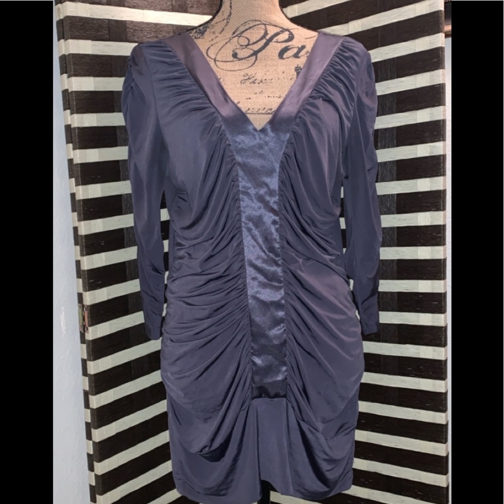 Pewter Gray Mini Dress